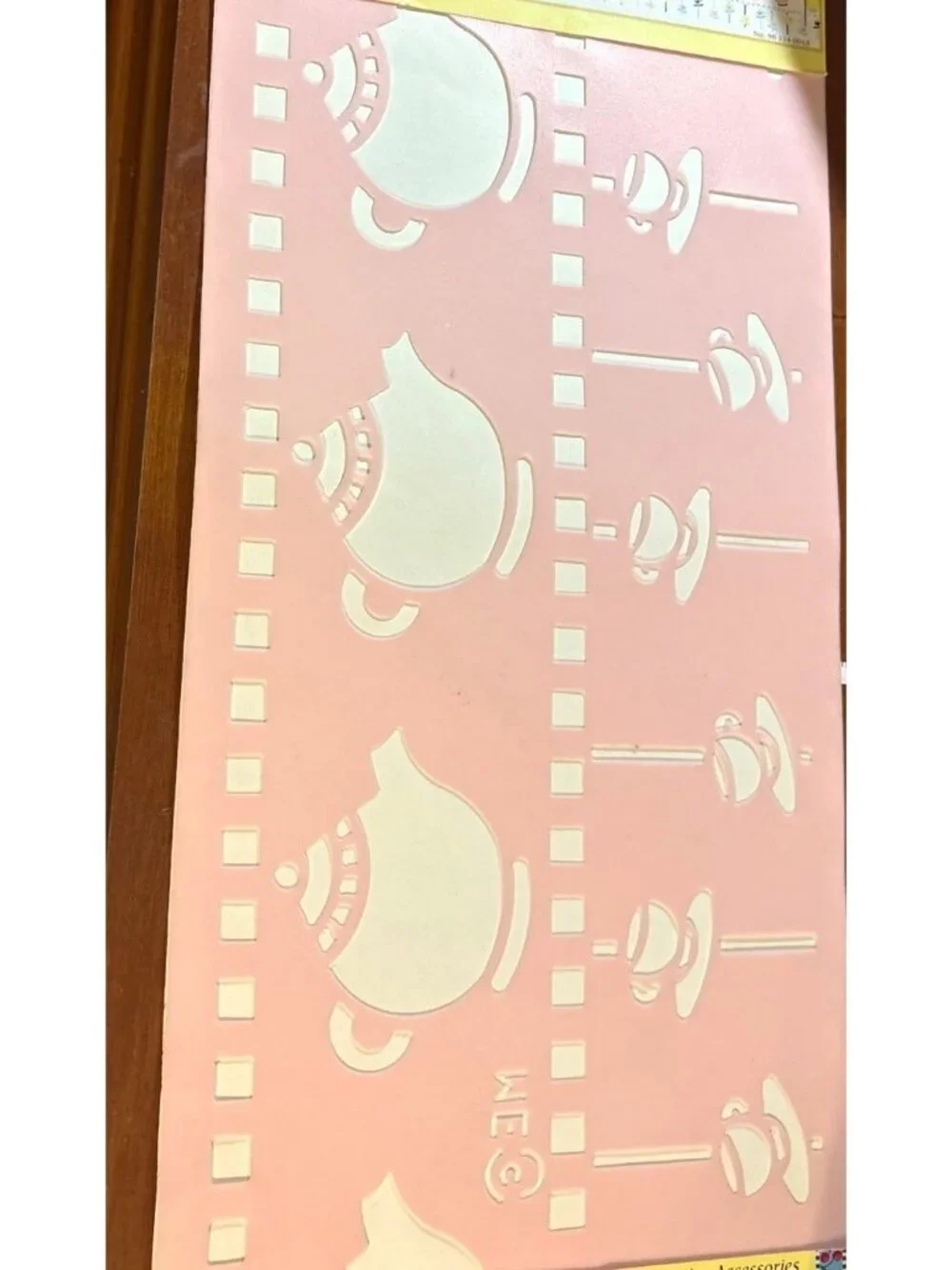 Mary Engelbreit Stencil Magic Pre-Cut Stencil Teapot Border Design New Old Stock